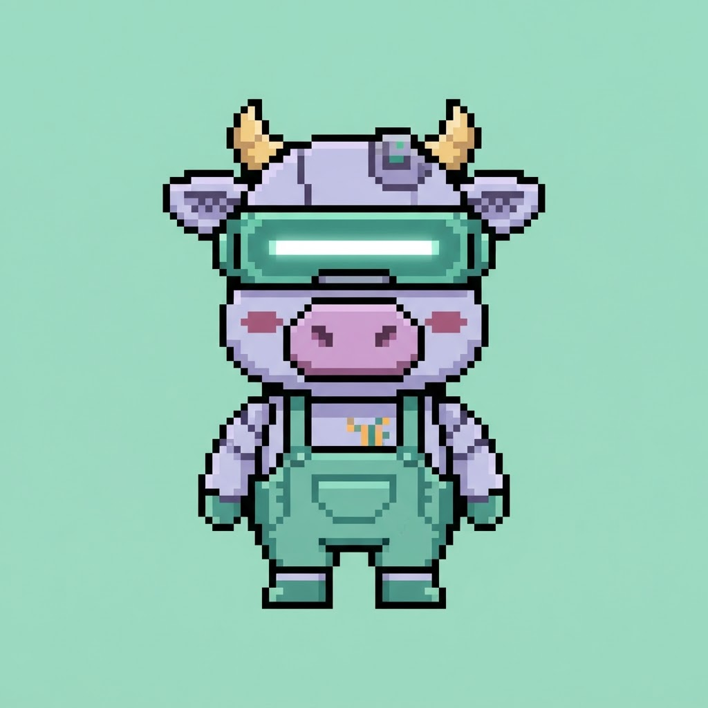 Featured Pixel Cow 007